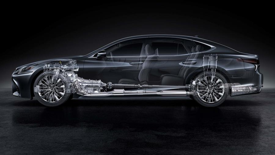 Схема Lexus LS500h 2017 года  (WW) (фото 48 из 58)